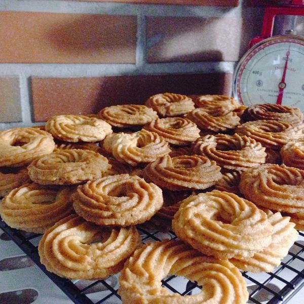 奶酥擠花餅乾🐽🐽 : Peihua Chen一起做