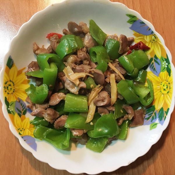 雞胗炒時蔬:劉嫻子 一起做