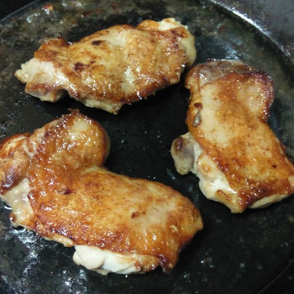 かにの迷迭雞腿：Fong 一起做