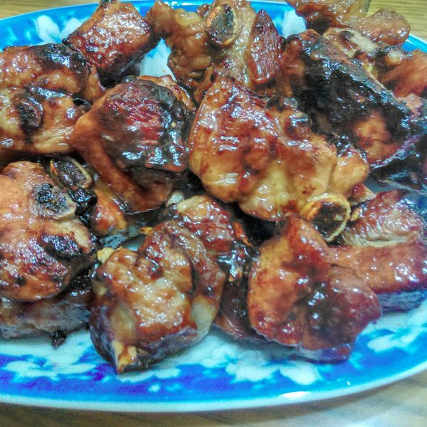 【無油料理】蜜汁豬肋排 : 微笑天使一起做