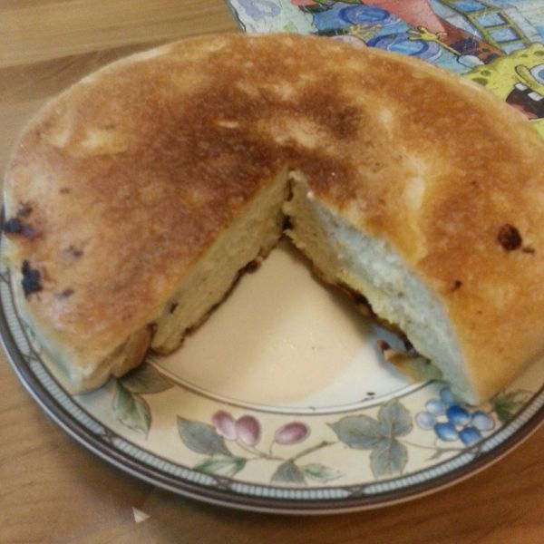 老麵香蒜大餅：莫海娜 一起做