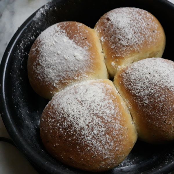 牛奶餐包(湯種法):楊小玉 一起做