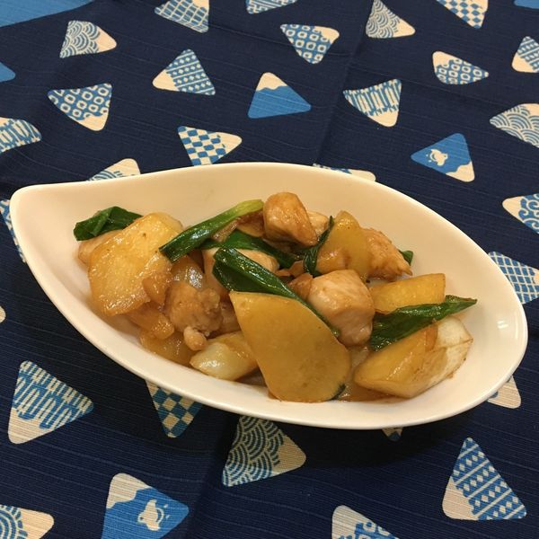 茭白筍燴雞丁 : Dobby一起做