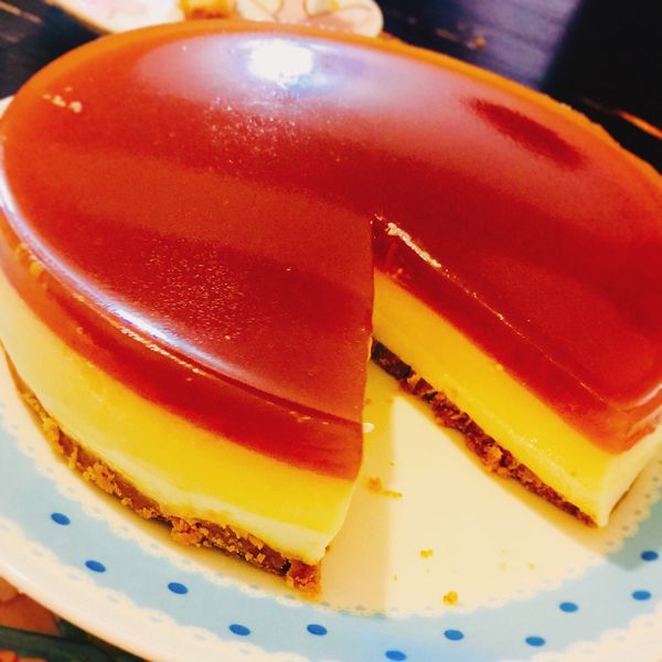🍮焦糖布丁乳酪蛋糕🍮（5吋、免烤箱） : Shan Bao一起做
