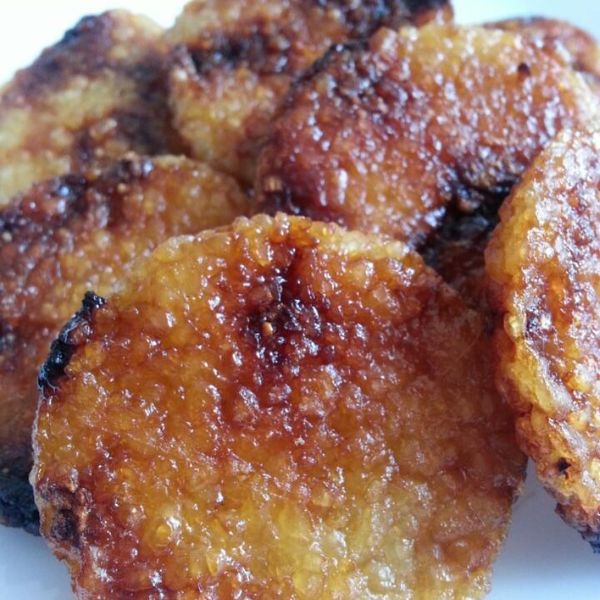 / Cara Dessert" 醬油仙貝(日式煎餅)之隔夜飯大變身。醬油せんべい。 : April Chang一起做