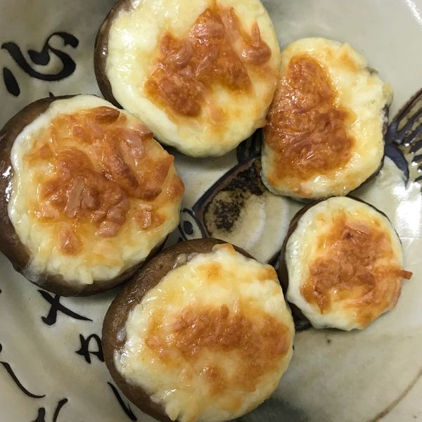 焗烤味增美乃滋香菇 : 頴頴手作料理一起做