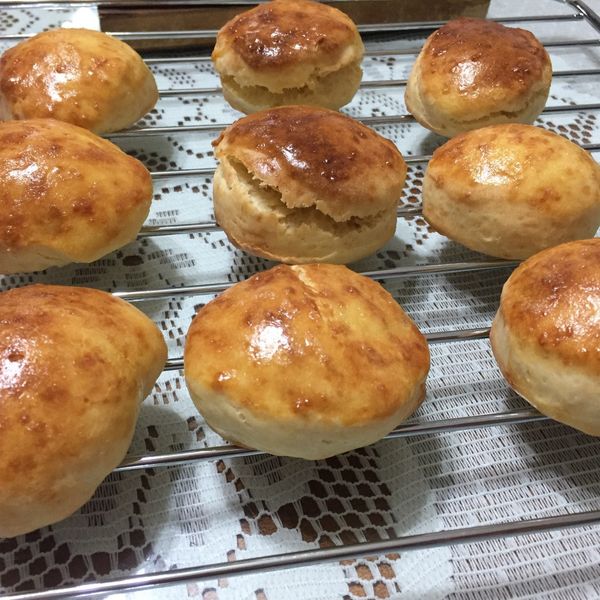 原味酵母司康Scone (無泡打粉版) : Missqq一起做