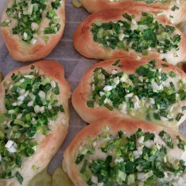 蔥花麵包 *低溫發酵*：伶如 一起做