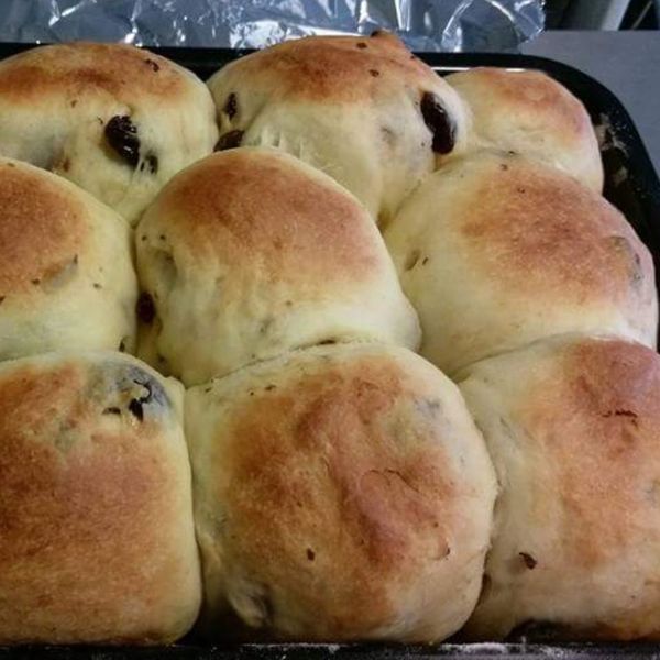 牛奶餐包(湯種法):伶如 一起做