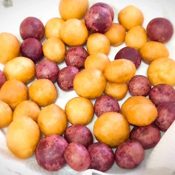 地瓜球 & 地瓜圓 : 大眼睛一起做