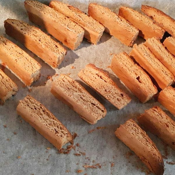 黑糖薑汁義大利脆餅-Biscotti:Anna Wong 一起做