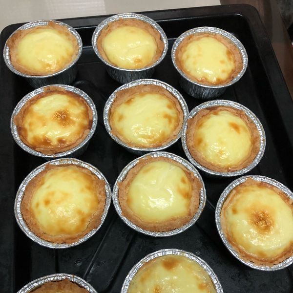 曲奇蛋塔 : 魚鰭一起做