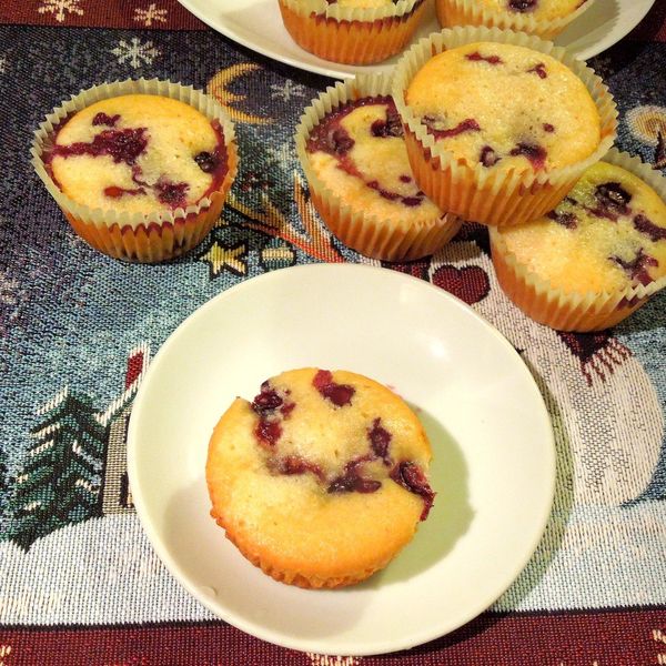 藍莓馬芬blueberryMuffins：晶晶 一起做