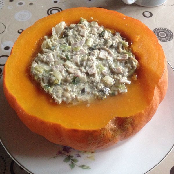 南瓜鑲肉 : Vikki Wang一起做