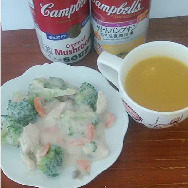 野菇雞肉燴飯佐南瓜海鮮濃湯:阿噗 一起做