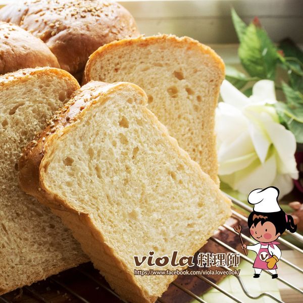 純白方包 : viola料理師一起做