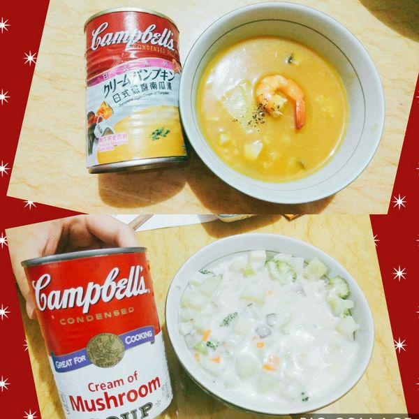 野菇雞肉燴飯佐南瓜海鮮濃湯:楊育琦 一起做