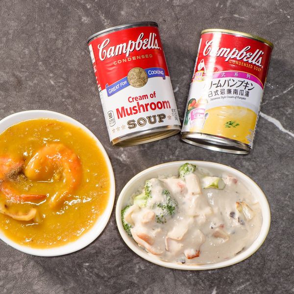 野菇雞肉燴飯佐南瓜海鮮濃湯:Tang 一起做