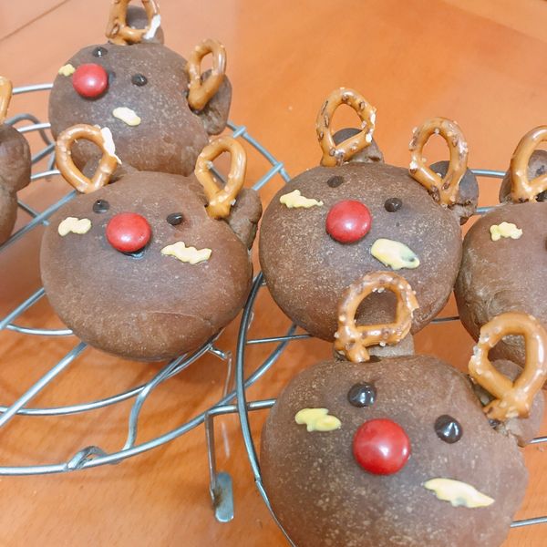 【手撕麵包】聖誕節麋鹿雪人麵包：VwV_CYW 一起做