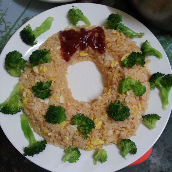 【親子食堂】聖誕花圈飯飯2：李俐儒 一起做