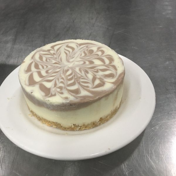 三色拉花生乳酪蛋糕(6吋、免烤箱):JUN 一起做