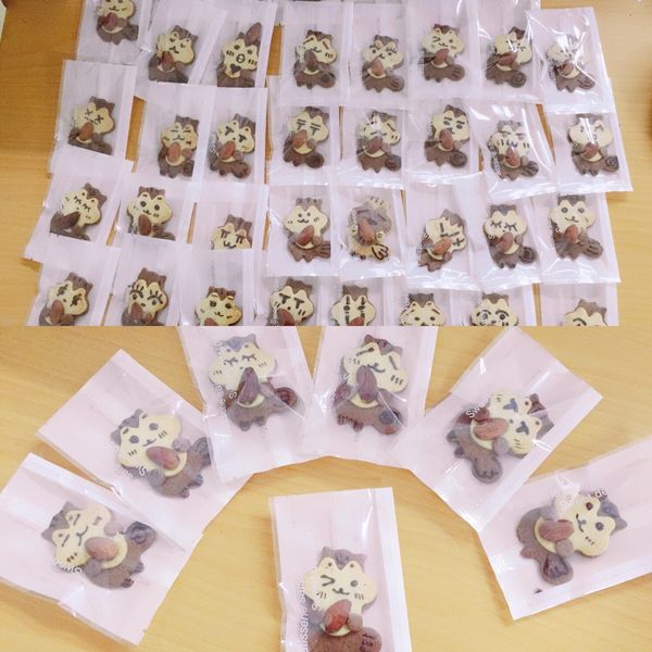可愛松鼠造型餅乾：李家珮 一起做