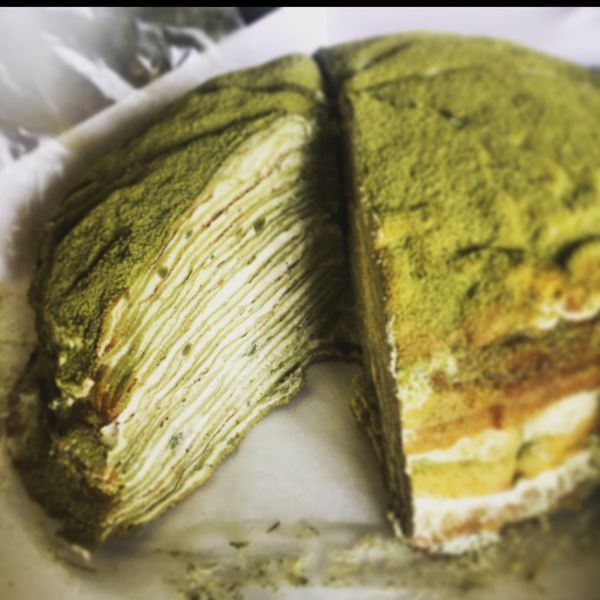 好像很厲害的抹茶千層蛋糕❤ : Yi-Ching Huang一起做