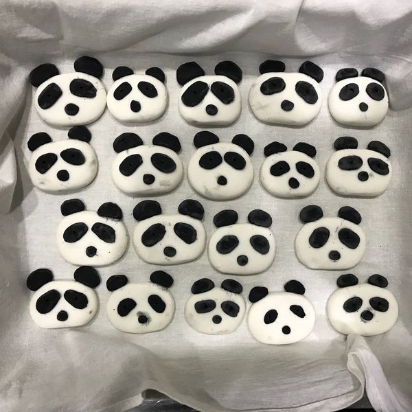 【冬至】熊貓湯圓 : ㄚ敏一起做