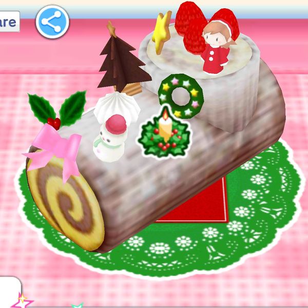 聖誕樹幹蛋糕：鄭淑貞 一起做