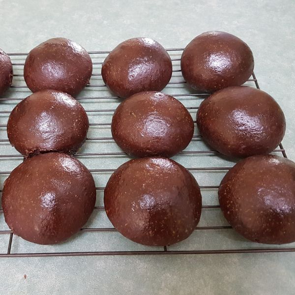 湯種黑眼豆豆麵包(12~15個)：Szu-Ching Wang 一起做