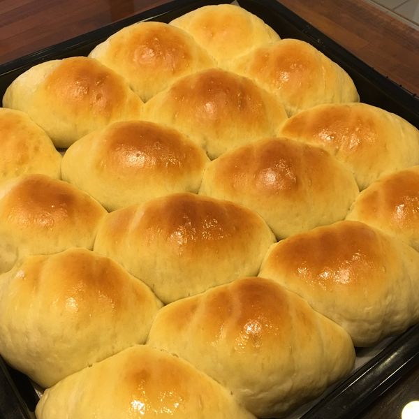 奶香麵包捲（水合法） : Miffy chaing一起做