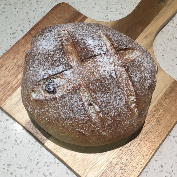 起士核桃蔓越莓麵包（懶人麵包） : 丁胚牙一起做