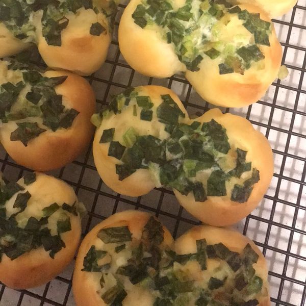 湯種蔥花麵包 : Doris下午茶一起做