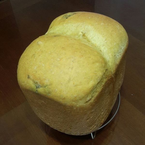 南瓜吐司麵包：Lillian 一起做