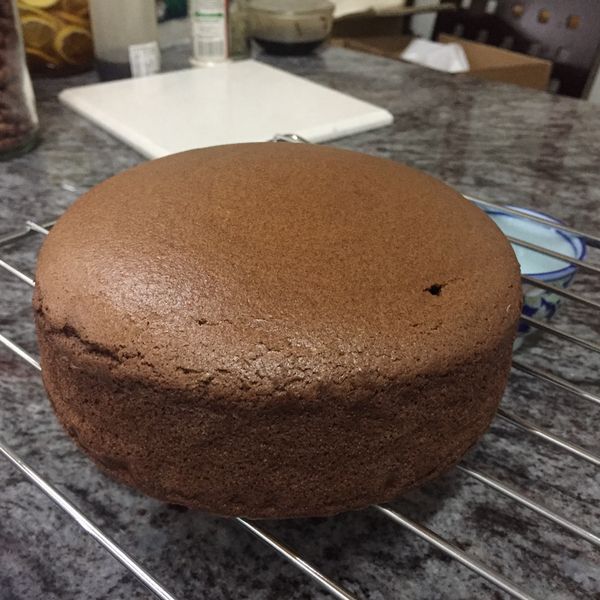 可可枕頭蛋糕 : 范賢書一起做