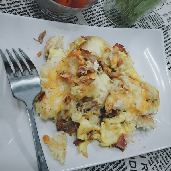 【Take a bread！創意三明治、麵包早餐】烤火腿雞蛋乳酪麵包速成篇 : Sandy Chen一起做