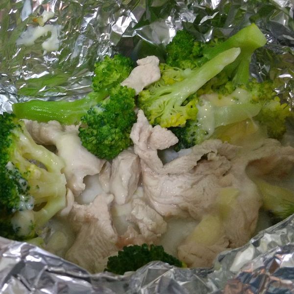 高蛋白「焗烤花椰青醬雞」340卡 : A Kelly Wang一起做