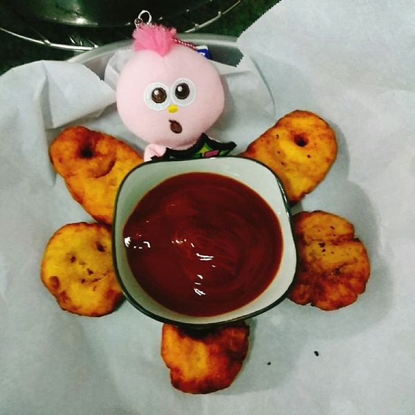 微笑薯餅 : RH一起做