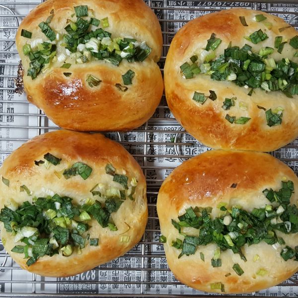 蔥花麵包 *低溫發酵*：呂佩玲 一起做