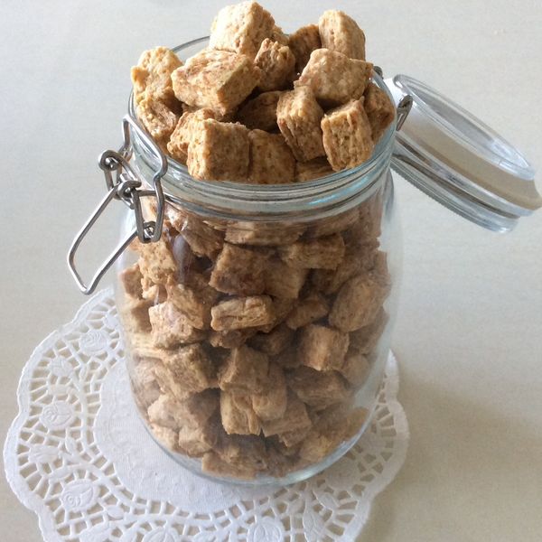 芝麻胚芽餅乾(方塊酥)：Pigleg Huang 一起做