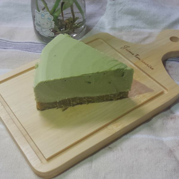 抹茶漸層乳酪蛋糕 （6吋、免烤箱） : De-rong Chih一起做