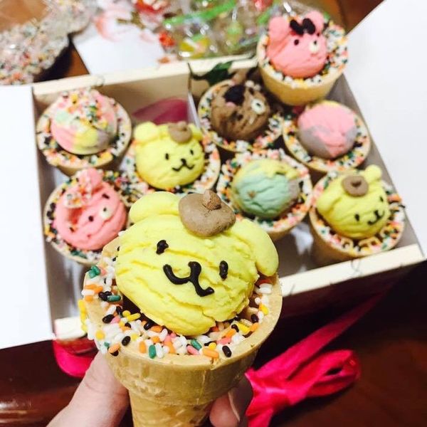 🌈彩虹迷你冰淇淋餅乾:四寶媽咪愛😘料理 一起做