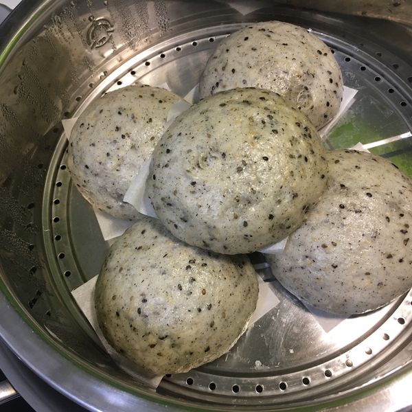 饅頭挑戰賽⚡️芝麻饅頭小份量隔夜法：Fi Fi Wu 一起做