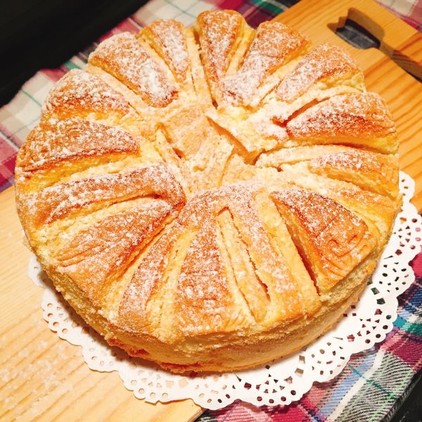 蘋果片鑲蛋糕 : N9一起做