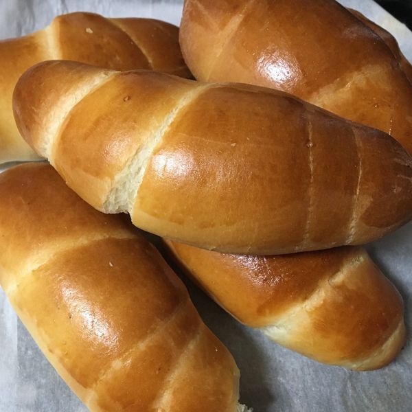 手揉奶油麵包捲 : TingTing💖烘焙😘一起做