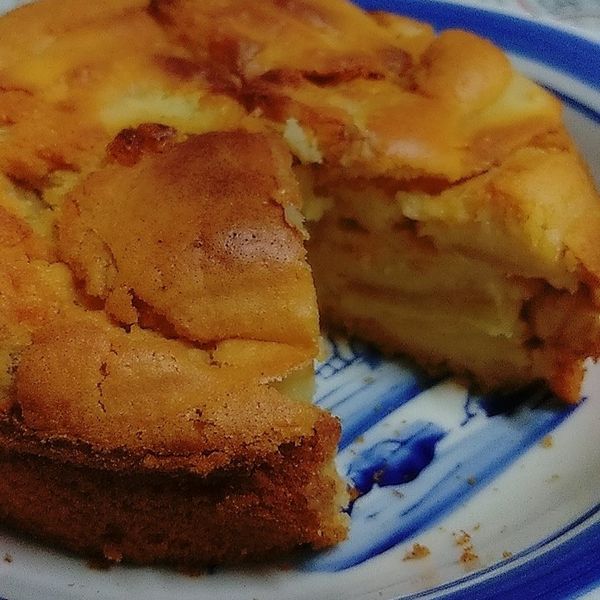 低熱量蘋果隱形蛋糕:服部蕊秋 一起做