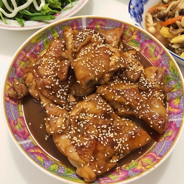 照燒雞腿排 : 婷婷一起做