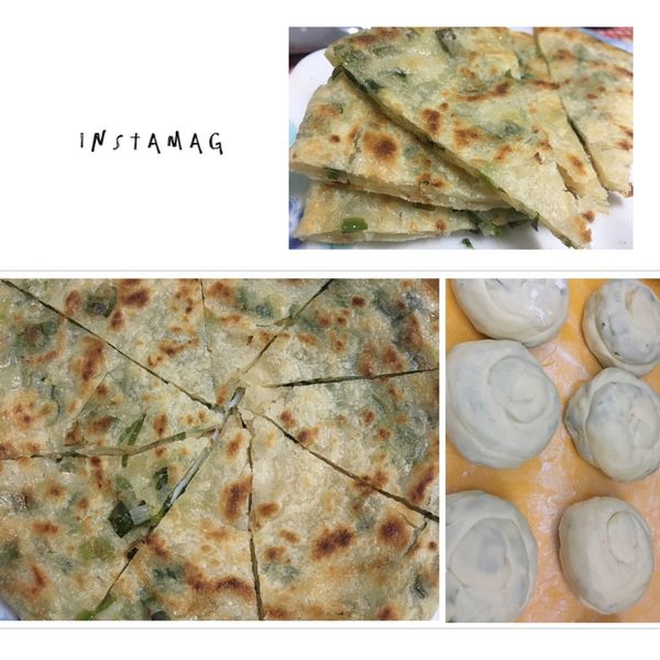 蔥油餅 : TingTing💖烘焙😘一起做