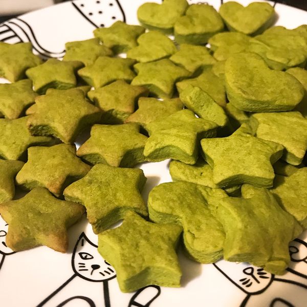 無奶油抹茶餅乾🍪 : Yu Wei一起做