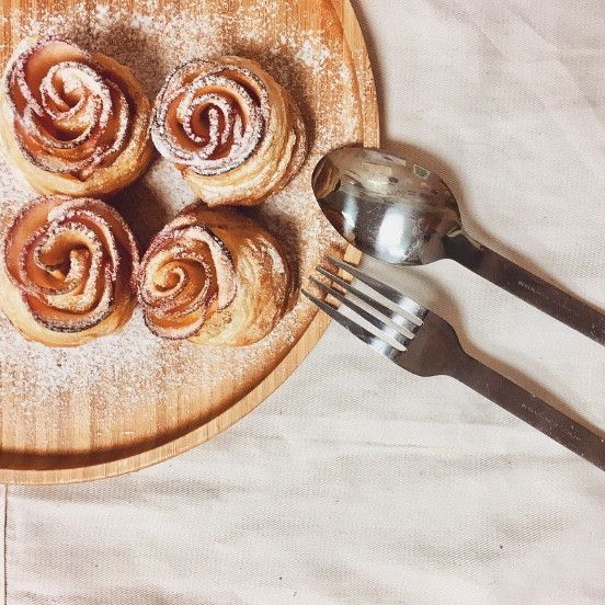 酥皮玫瑰蘋果派【HOLA幸福食堂】 : Irene一起做